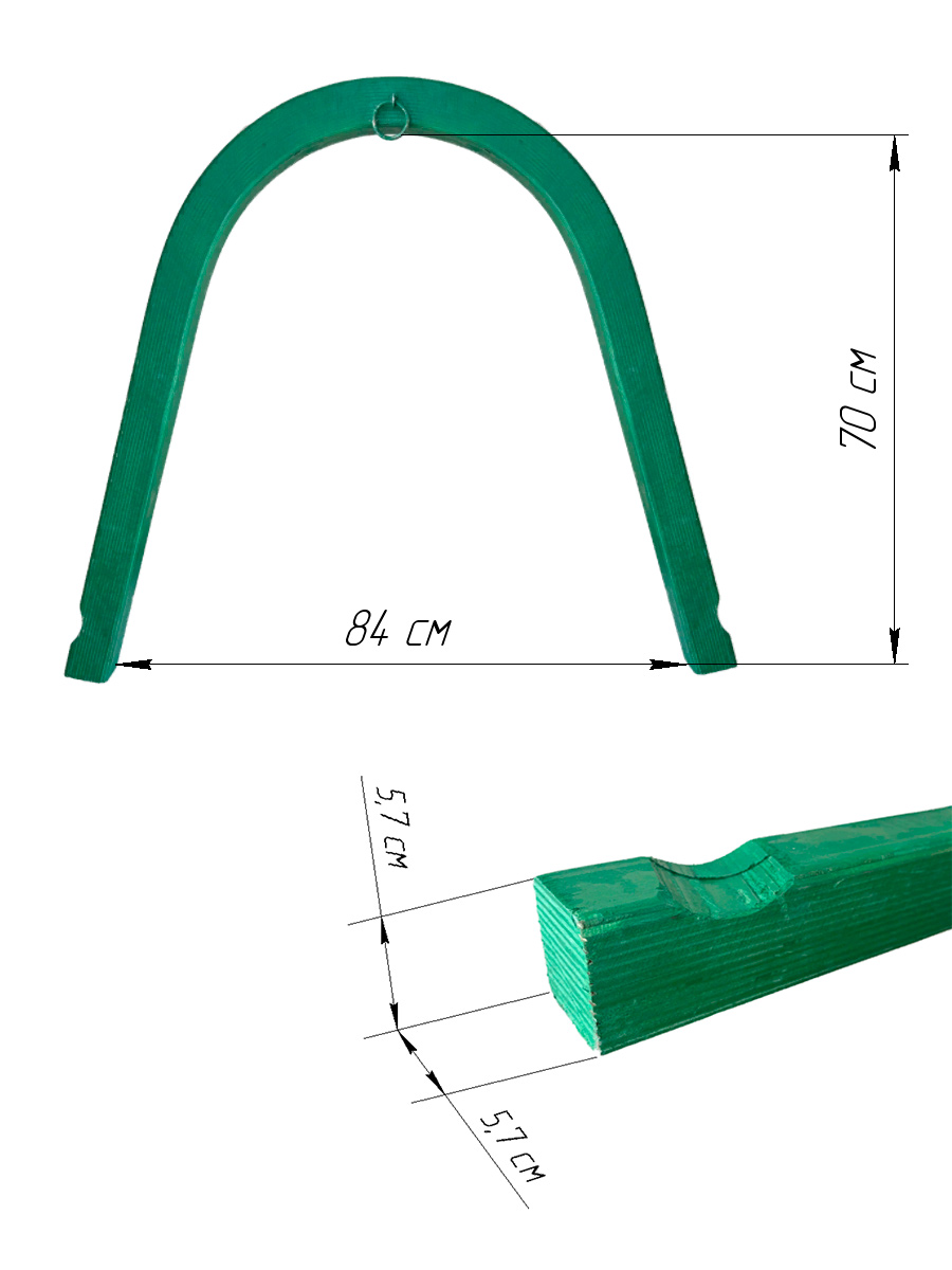 Дуга сельскохозяйственная клееная